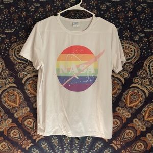 LGBTQ+ NASA t shirt